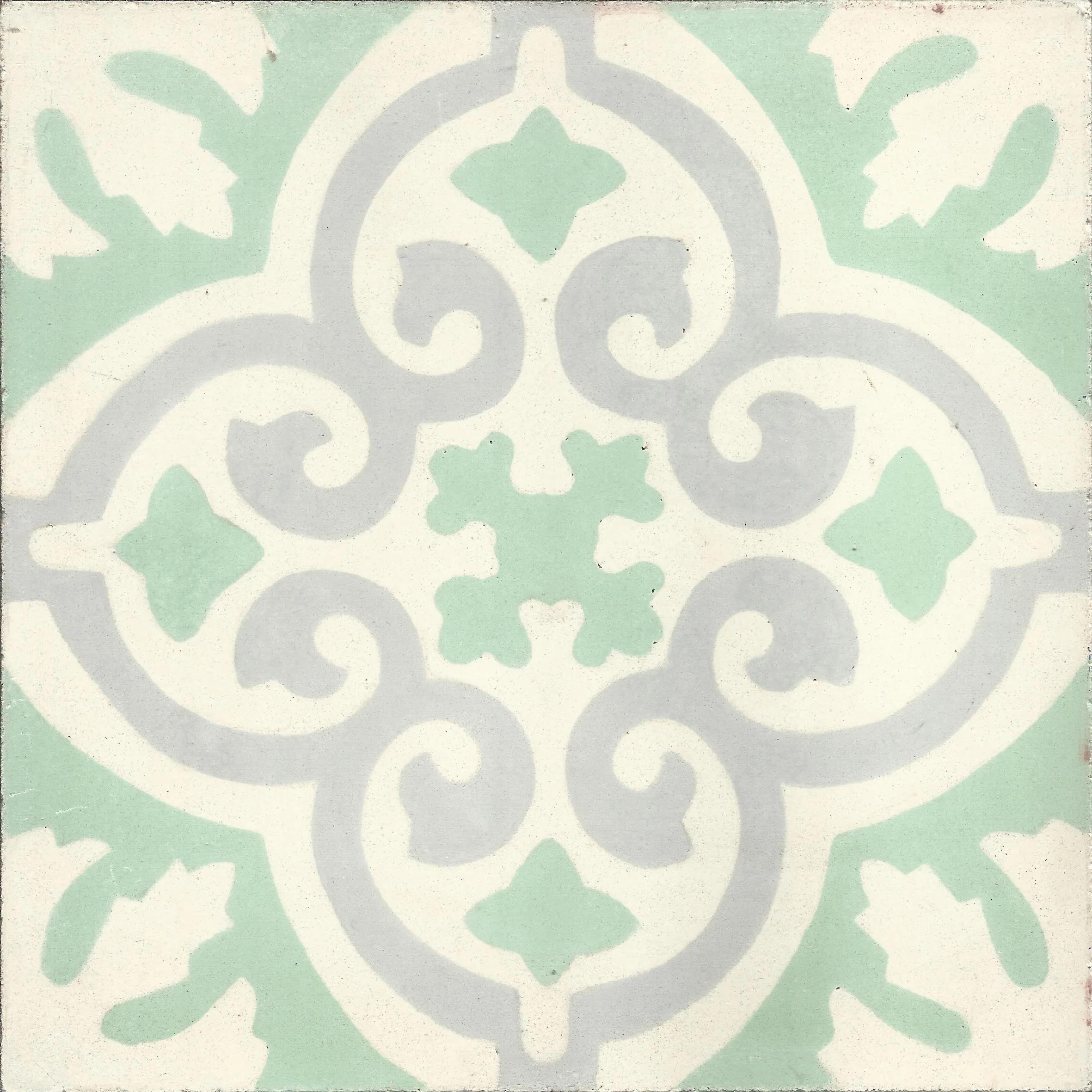 Geometric cement tile collection